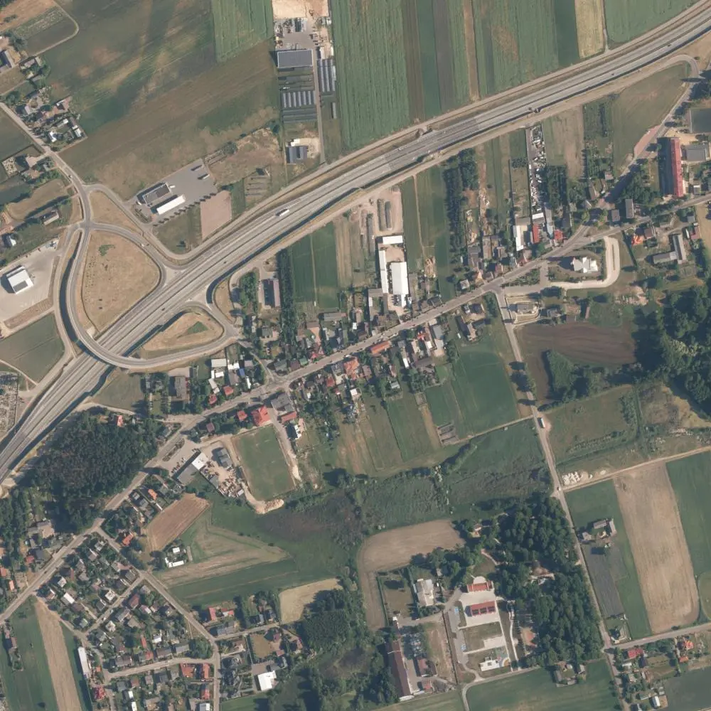 Zdjęcie lotnicze Czerniewic